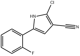 2-氯-5-(2-氟苯基)-1H-吡咯-3-甲腈