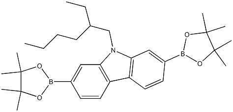 9-(2-乙基己基)-2,7-双(4,4,5,5-四甲基-1,3,2-二氧杂硼杂环戊烷-2-基)-9H-咔唑
