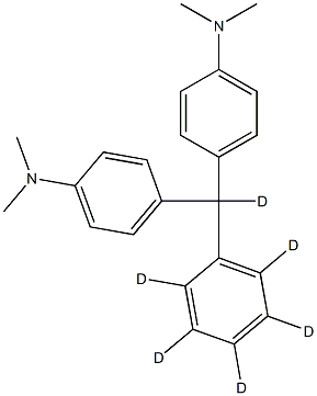 双-(4-二甲氨基苯基)苯基-D5-甲烷-D1