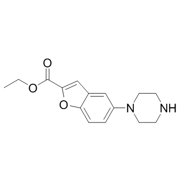 维拉佐酮中间体5-(哌嗪-1-基)苯并呋喃-2-甲酸乙酯