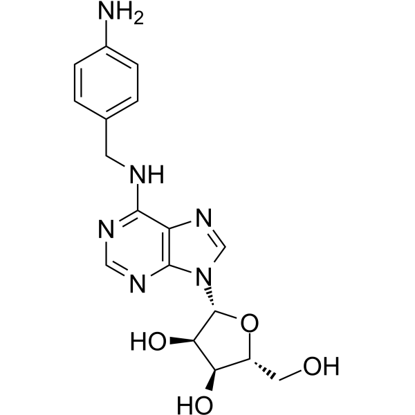 N-[(4-Aminophenyl)methyl]adenosine