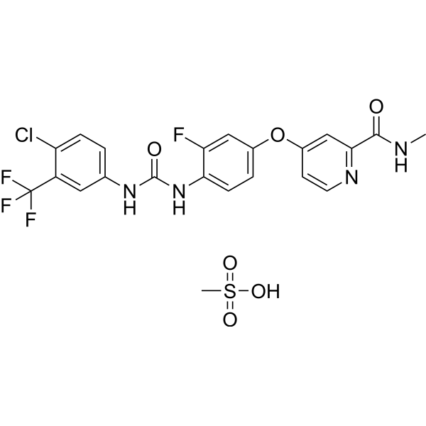 Regorafenib mesylate