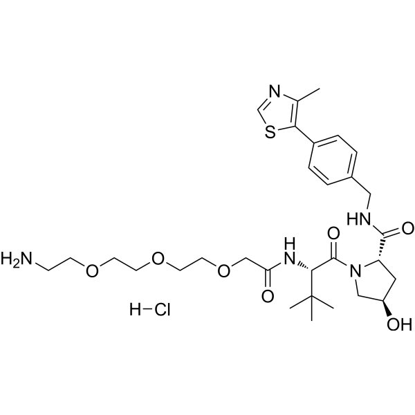 (S,R,S)-AHPC-PEG3-NH2 hydrochloride