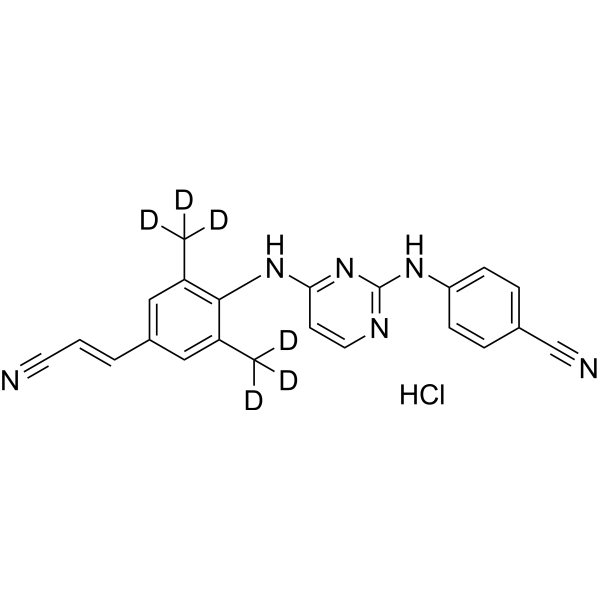 Rilpivirine-d<sub>6</sub> hydrochloride