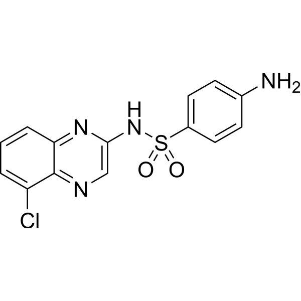 Chloroquinoxaline sulfonamide (Standard)