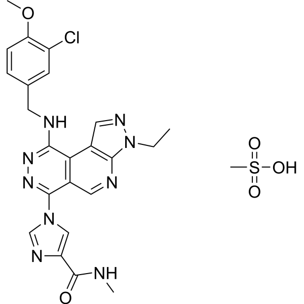 BMS-341400 mesylate