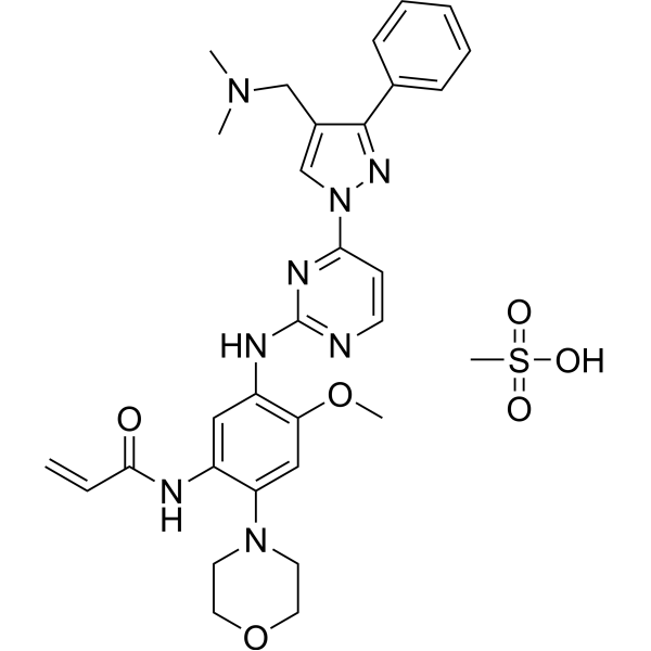 Lazertinib mesylate