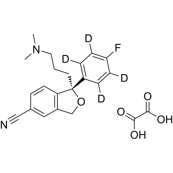 (R)-Citalopram-d4 oxalate