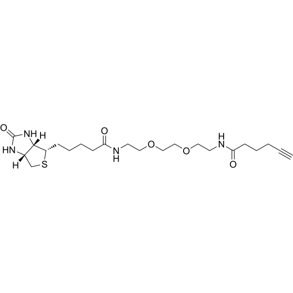 Biotin-PEG2-C4-alkyne