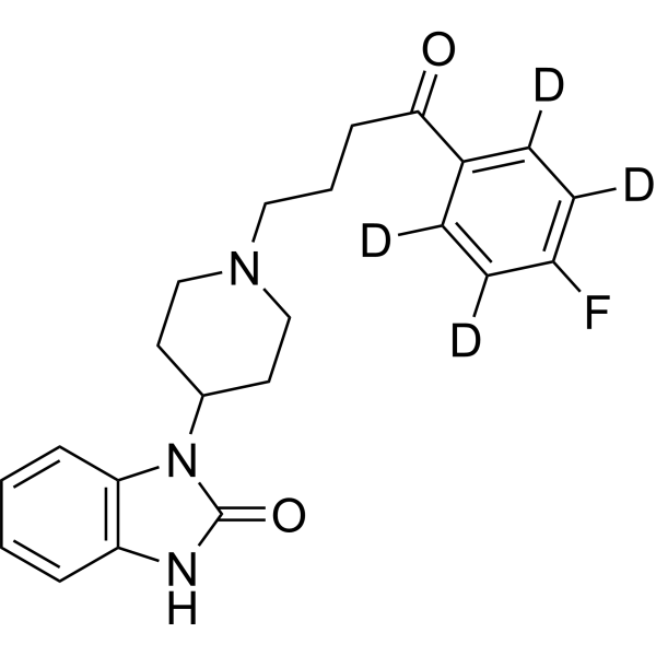 Benperidol-d<sub>4</sub> Chemical Structure Benperidol-d<sub>4</sub>