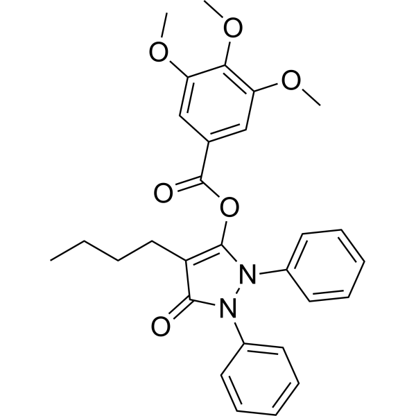 Phenylbutazone trimethylgallate