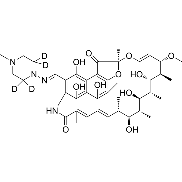25-Desacetyl rifampicin-d4