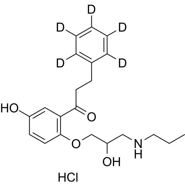 5-Hydroxy Propafenone-d5-1 hydrochloride