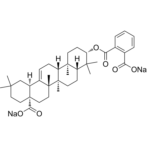 Oleanolic acid hemiphthalate disodium salt