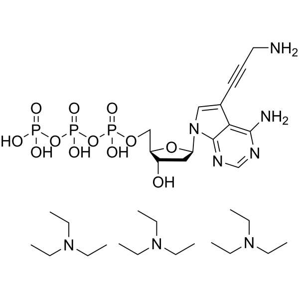 7-Deaza-7-propargylamino-dATP TEA