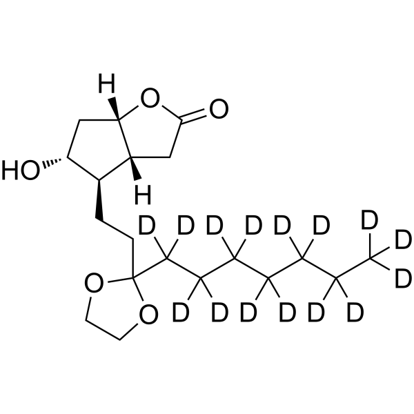 (-)-Corey lactone diol-heptyldioxolane-d15