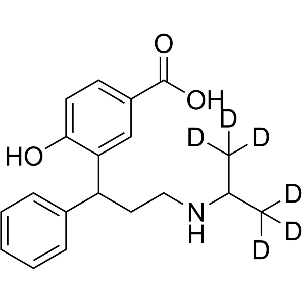 (Rac)-5-Carboxy desisopropyl tolterodine-d7