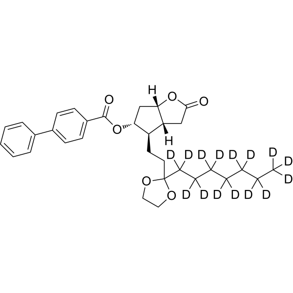 (-)-Corey lactone-heptyldioxolane-d15