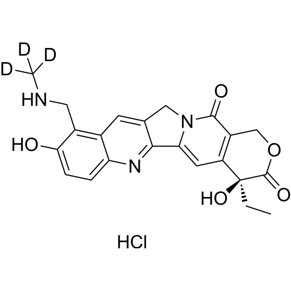 N-Desmethyl Topotecan-d3 hydrochloride