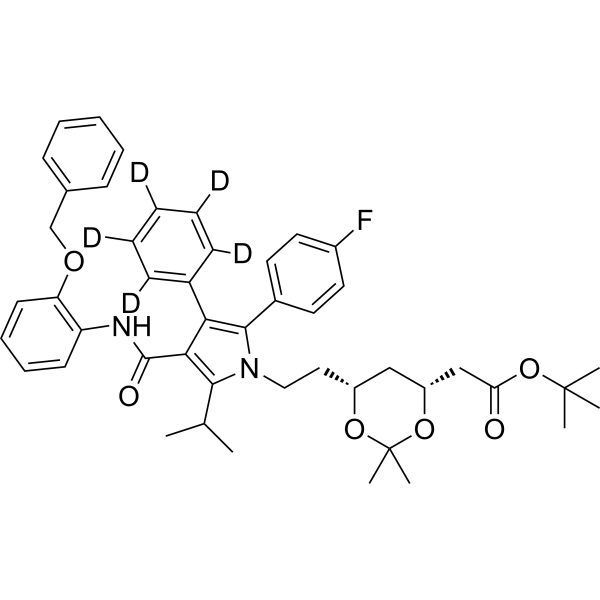 2-Benzyloxy atorvastatin-d5 acetonide tert-butyl ester