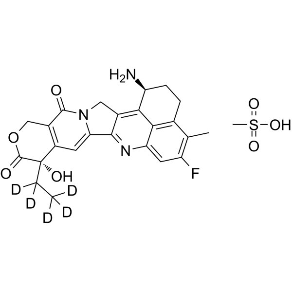 Exatecan-d<sub>5</sub> mesylate