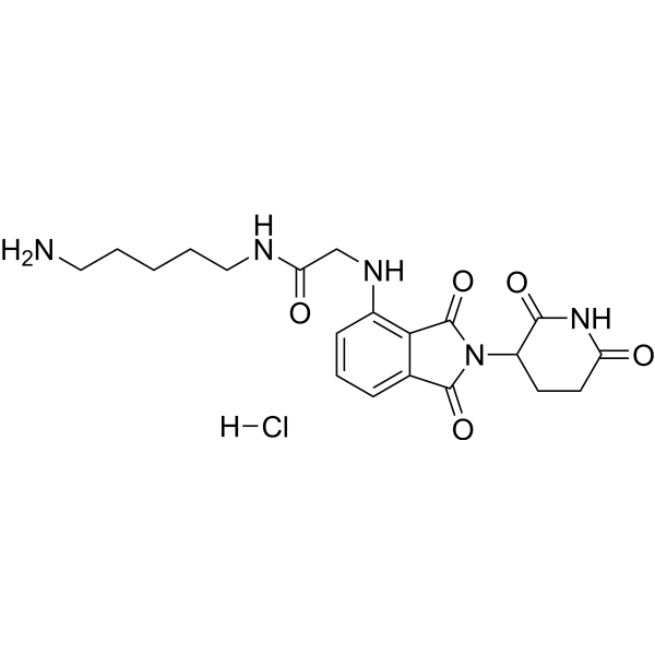 Thalidomide-NH-amido-C5-NH2 hydrochloride