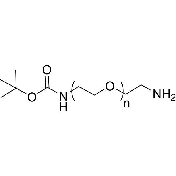BOC-NH-PEG-NH2 (MW 1000)