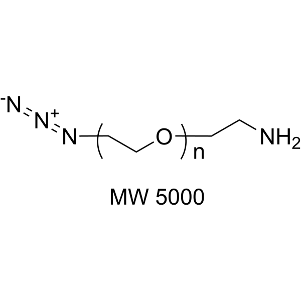 Azide-PEG-amine (MW 5000)