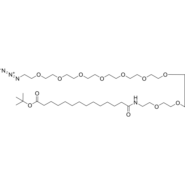 Azide-PEG9-amido-C12-Boc