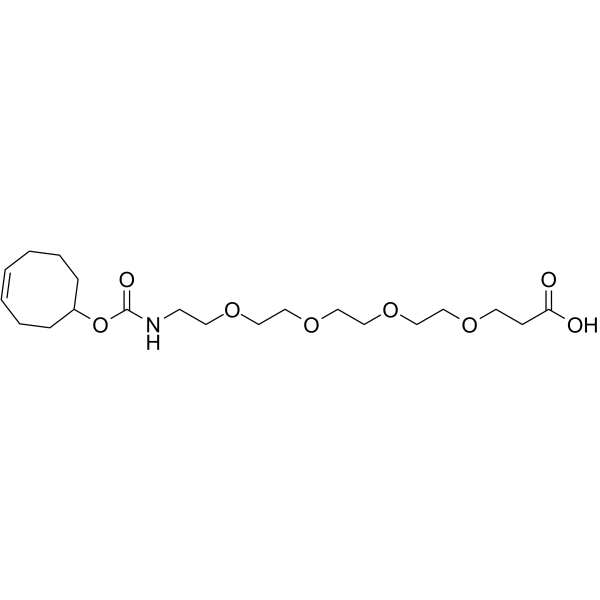 TCO-PEG4-acid Chemical Structure TCO-PEG4-acid