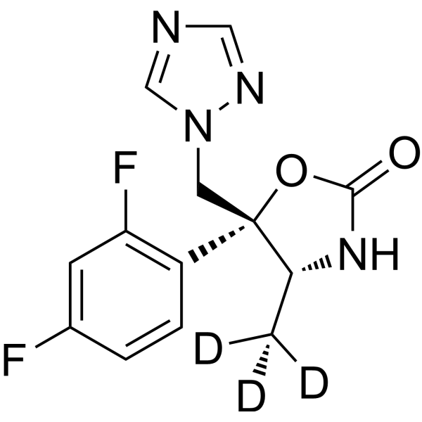 (4R,5R)-5-(2,4-Difluorophenyl)-4-methyl-5-(1H-1,2,4-triazol-1-ylmethyl)-2-oxazolidinone-d3