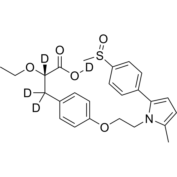 Saroglitazar sulfoxide-d4