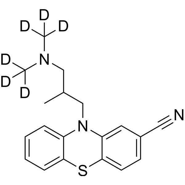 Cyamemazine-d<sub>6</sub>