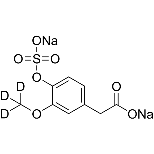Homovanillic acid sulfate-d3 sodium