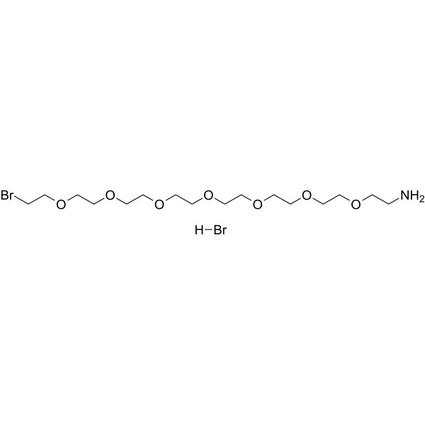 Bromo-PEG7-amine hydrobromide Chemical Structure Bromo-PEG7-amine hydrobromide