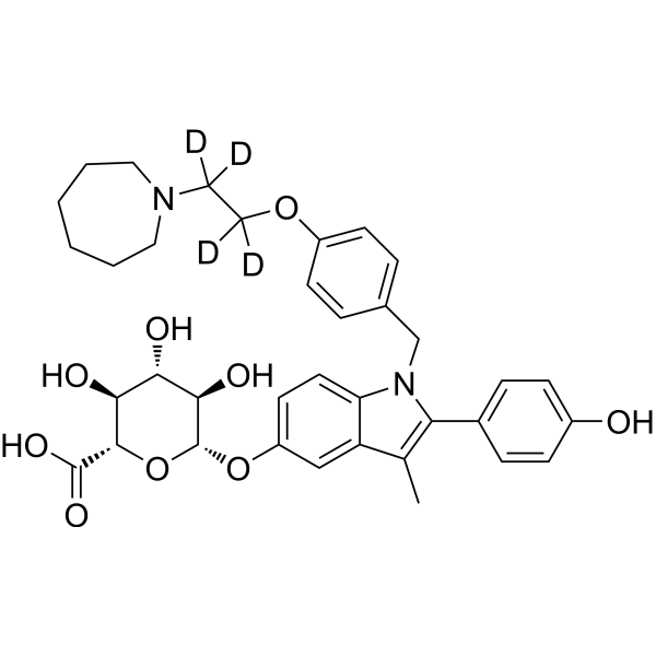Bazedoxifene-5-glucuronide-d<sub>4</sub>