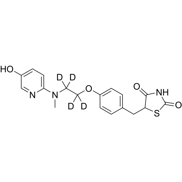 5-Hydroxy Rosiglitazone-d4-1