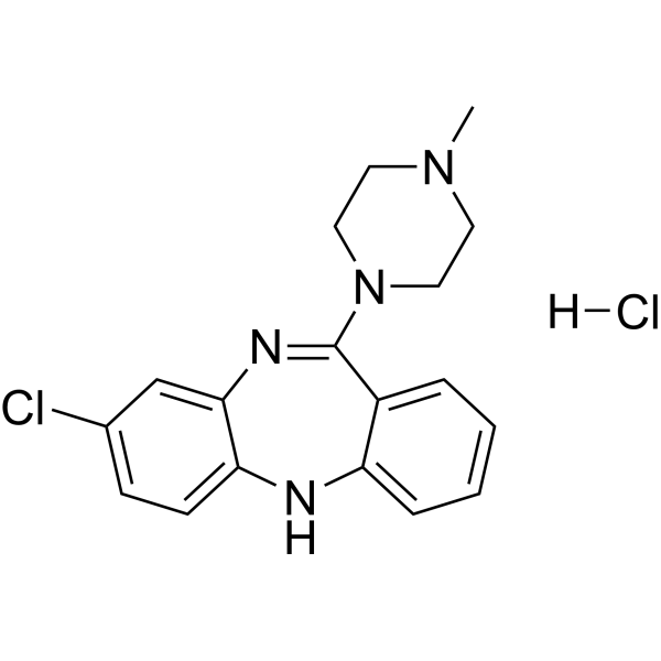 Clozapine hydrochloride