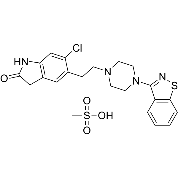 Ziprasidone mesylate