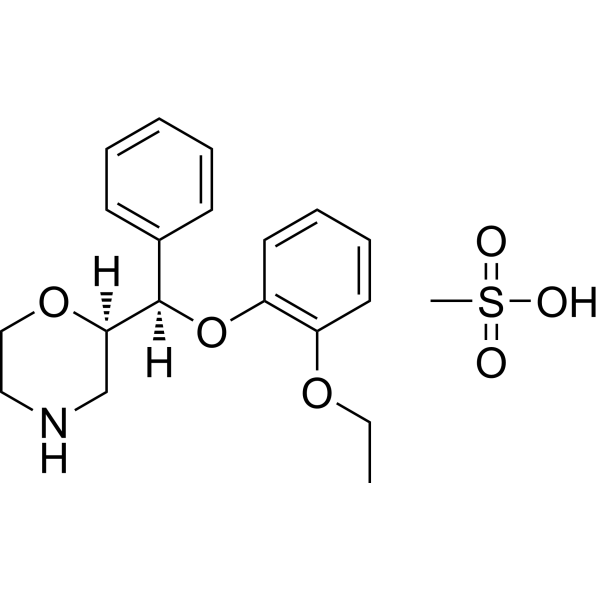 Reboxetine mesylate