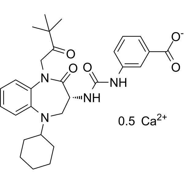 Nastorazepide hemicalcium