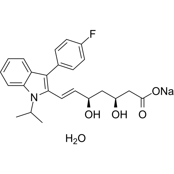 Fluvastatin sodium monohydrate