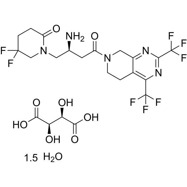 Gemigliptin tartrate hydrate
