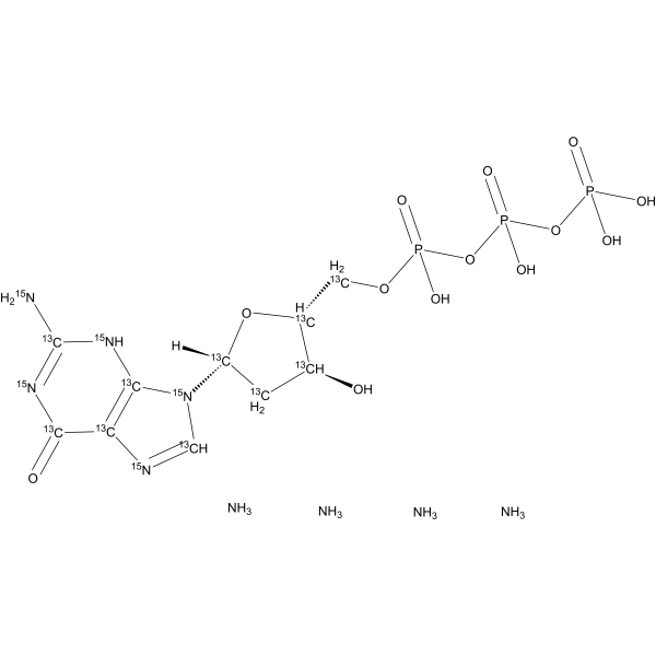 Guanosine-13C10,15N5 ammonium