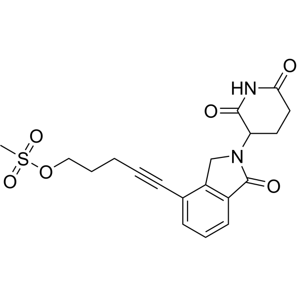 Lenalidomide-acetylene-C3-MsO
