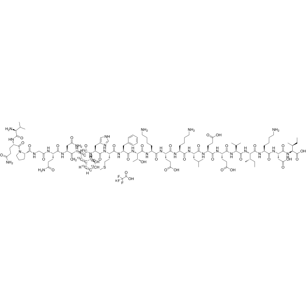 VQPGQN(Phe-13C9,15N)HMFTKEKLEEVIKDI TFA