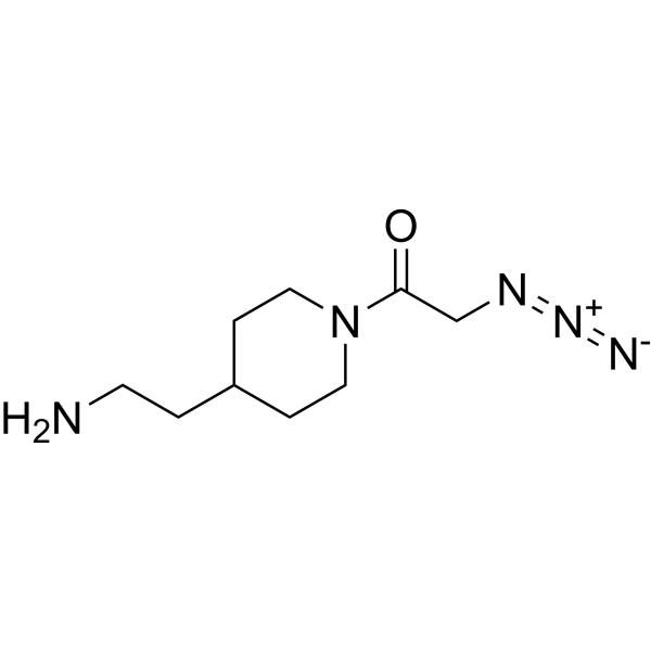 1-(4-(2-Aminoethyl)piperidin-1-yl)-2-azidoethan-1-one