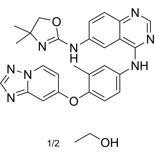 Tucatinib hemiethanolate