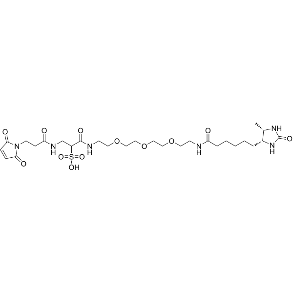 Desthiobiotin-PEG3-sulfo-Maleimide