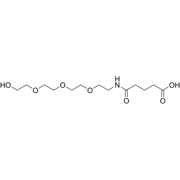 OH-C2-PEG3-NHCO-C3-COOH